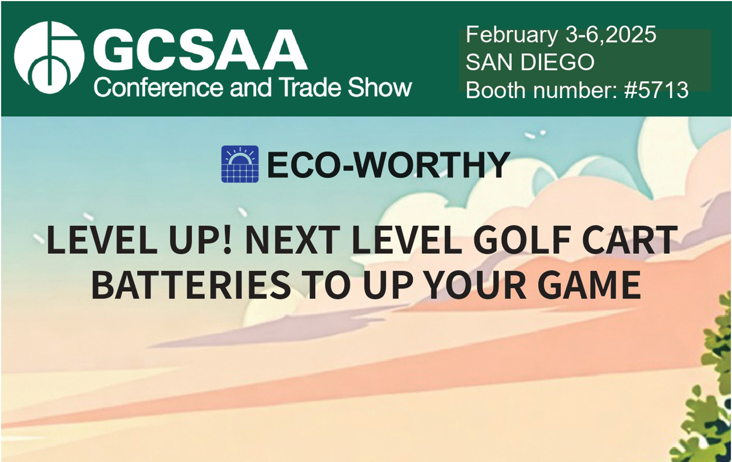 2025 GCSAA Golf Course Superintendent Show